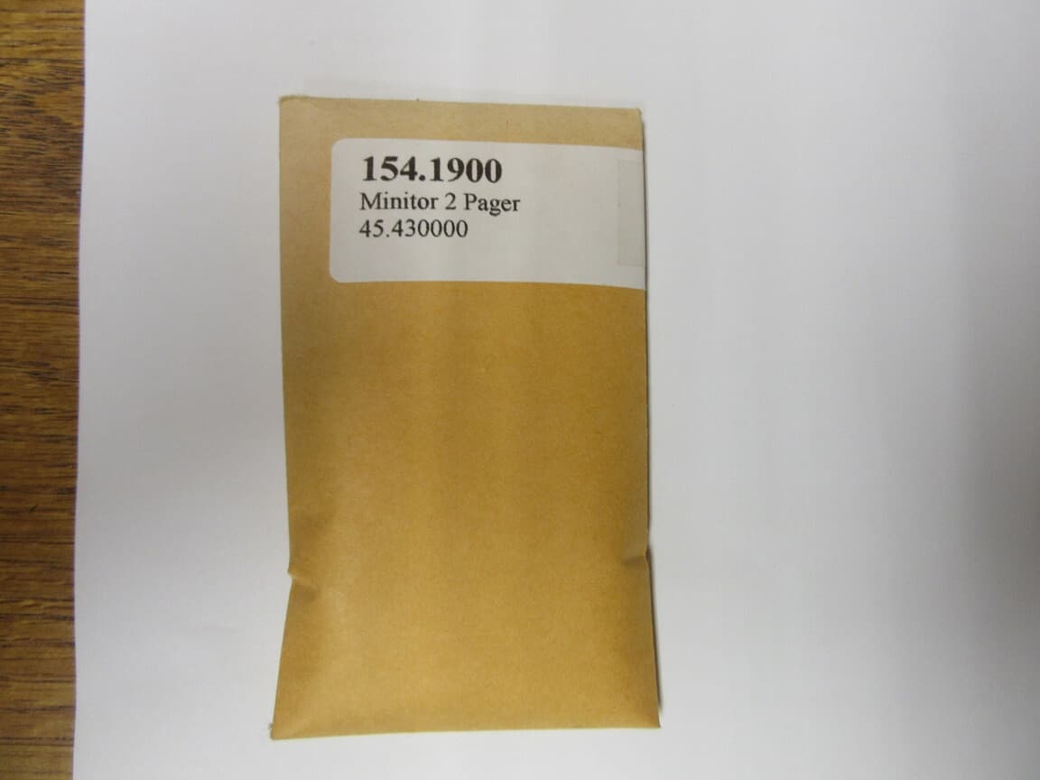 Motorola Minitor II (2) and Keynote Pager crystals Used Tested 2