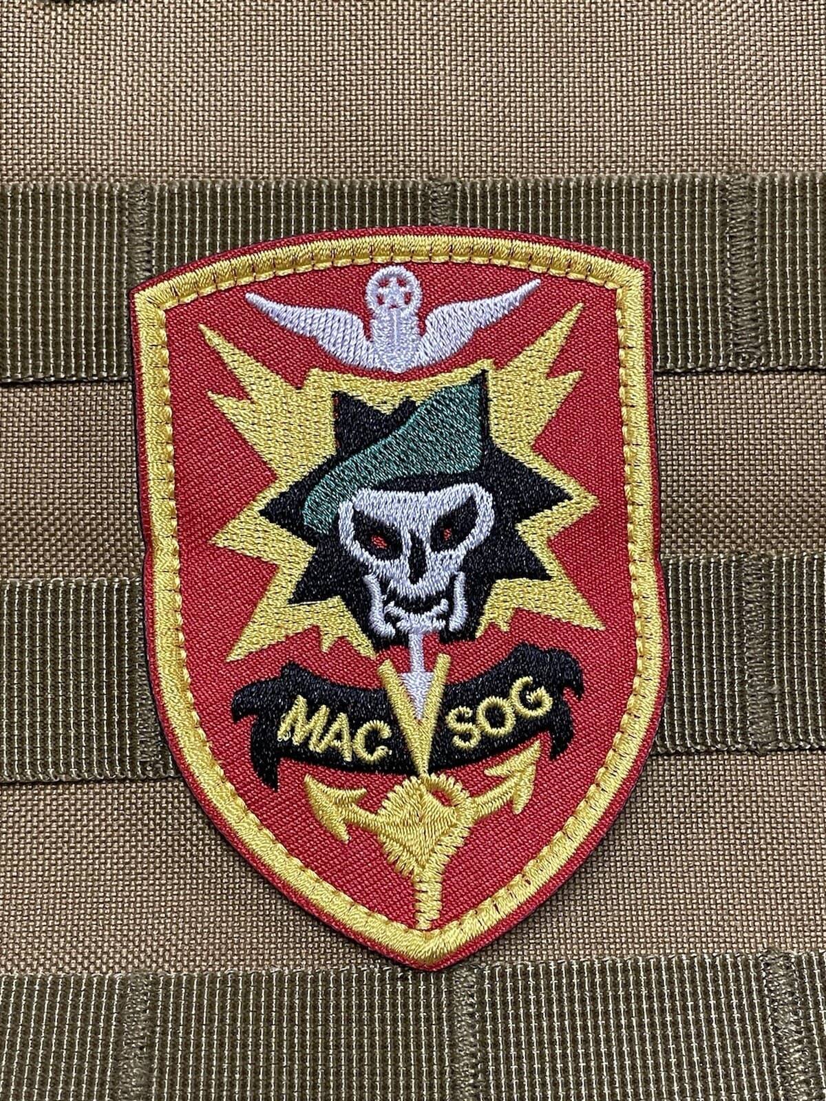 Special Forces MACV SOG Morale Patch SF Covert Classified Hook Loop