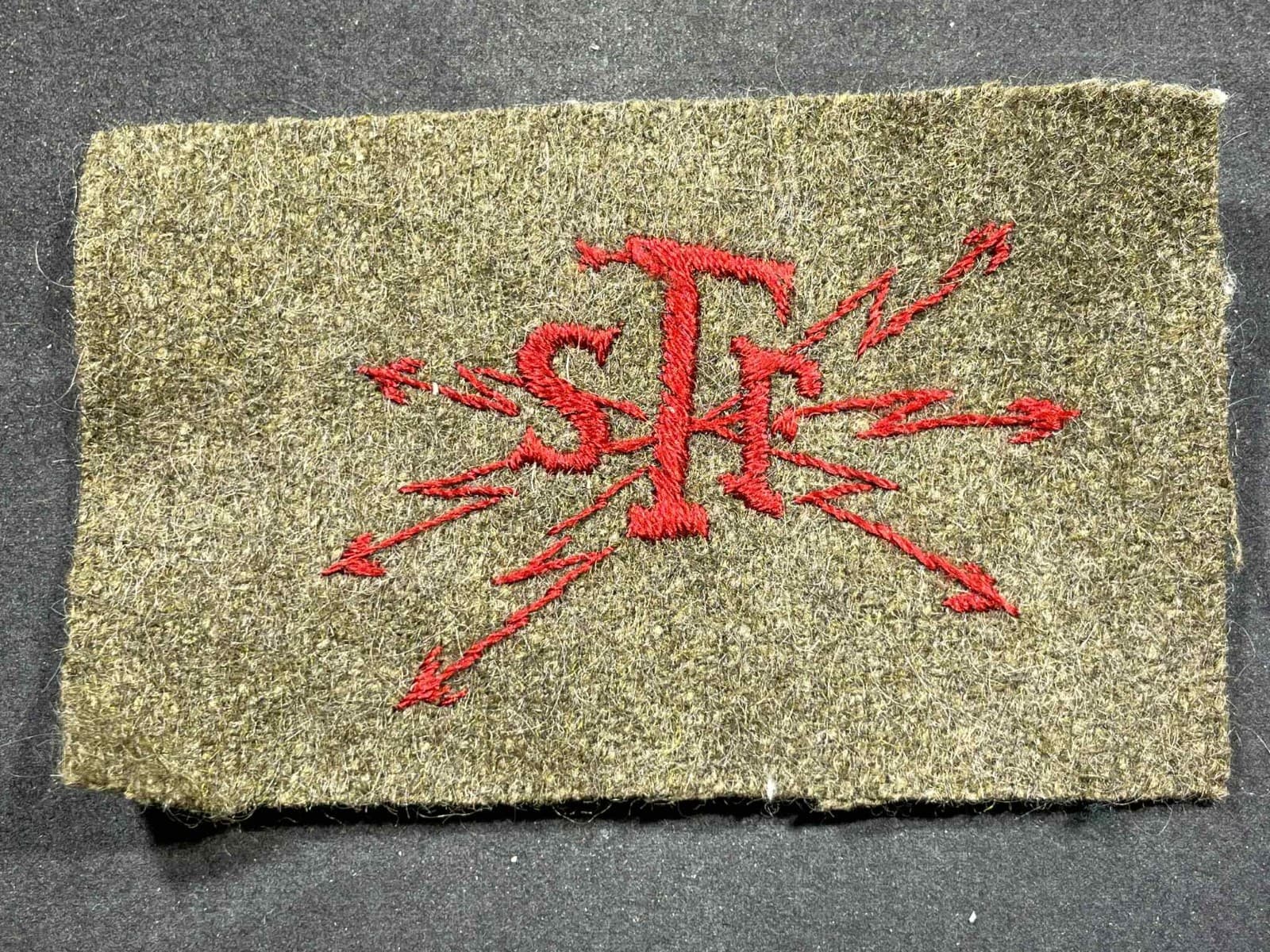 WW1 WWI Imperial France Army Military French Telegraph Specialist Uniform Patch