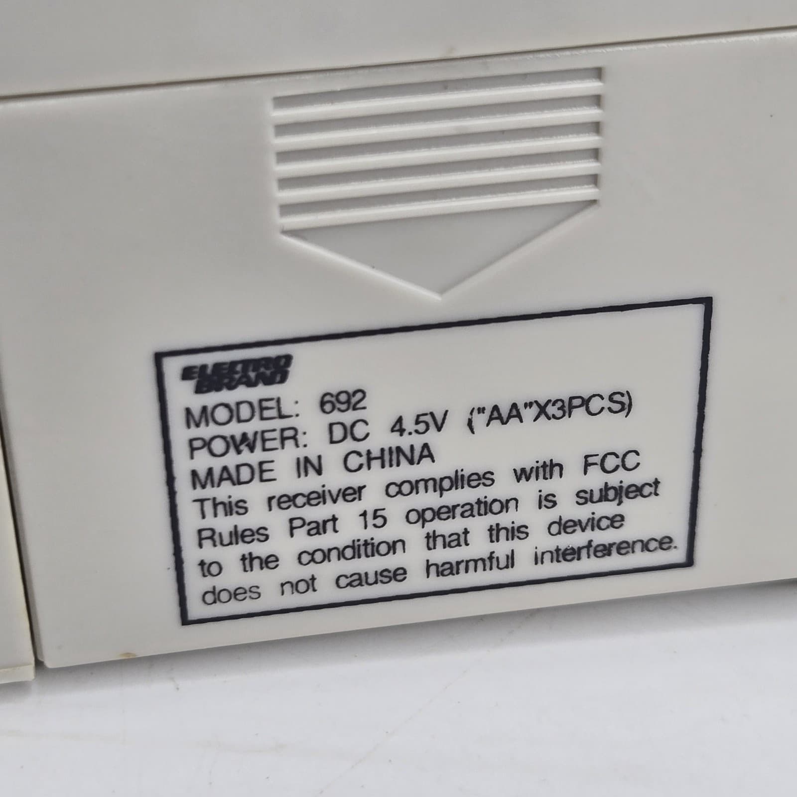 Vintage Electro Brand AM/FM Mini Desktop Computer Radio TESTED 1990s 6