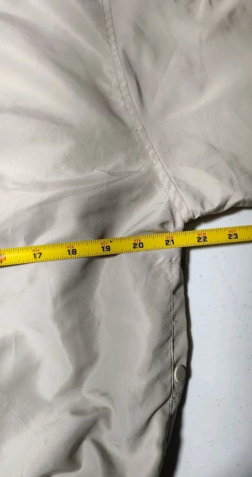 Page Tuttle Windbreaker Jacket Mens Small Beige Pullover 6