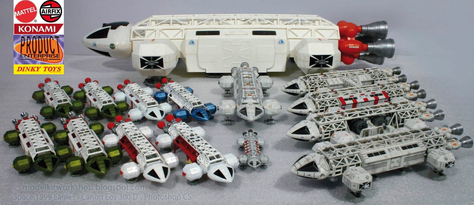 MATTEL - SPACE 1999 EAGLE - CONTROL PANEL - STICKER DECALS - 31" MATTEL MODELS 6