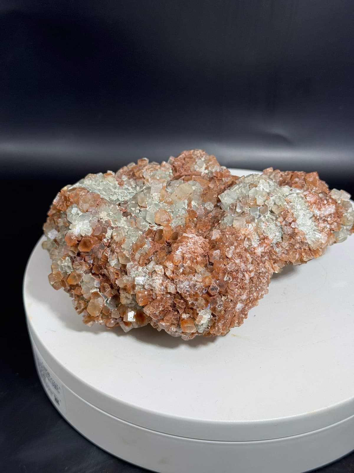 Aragonite Crystal Cluster Mineral Specimen from Morocco 2.1 lbs UV Reactive 2