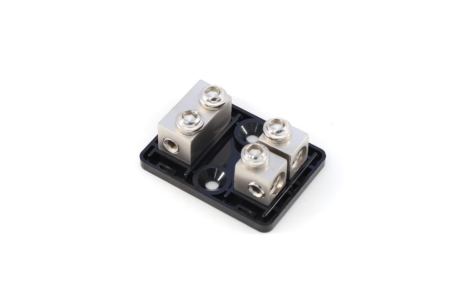 KnuKonceptz Bassik 2 Way 0 Gauge to 4 / 8 Gauge Mini ANL Fuse Block w Fuses 3