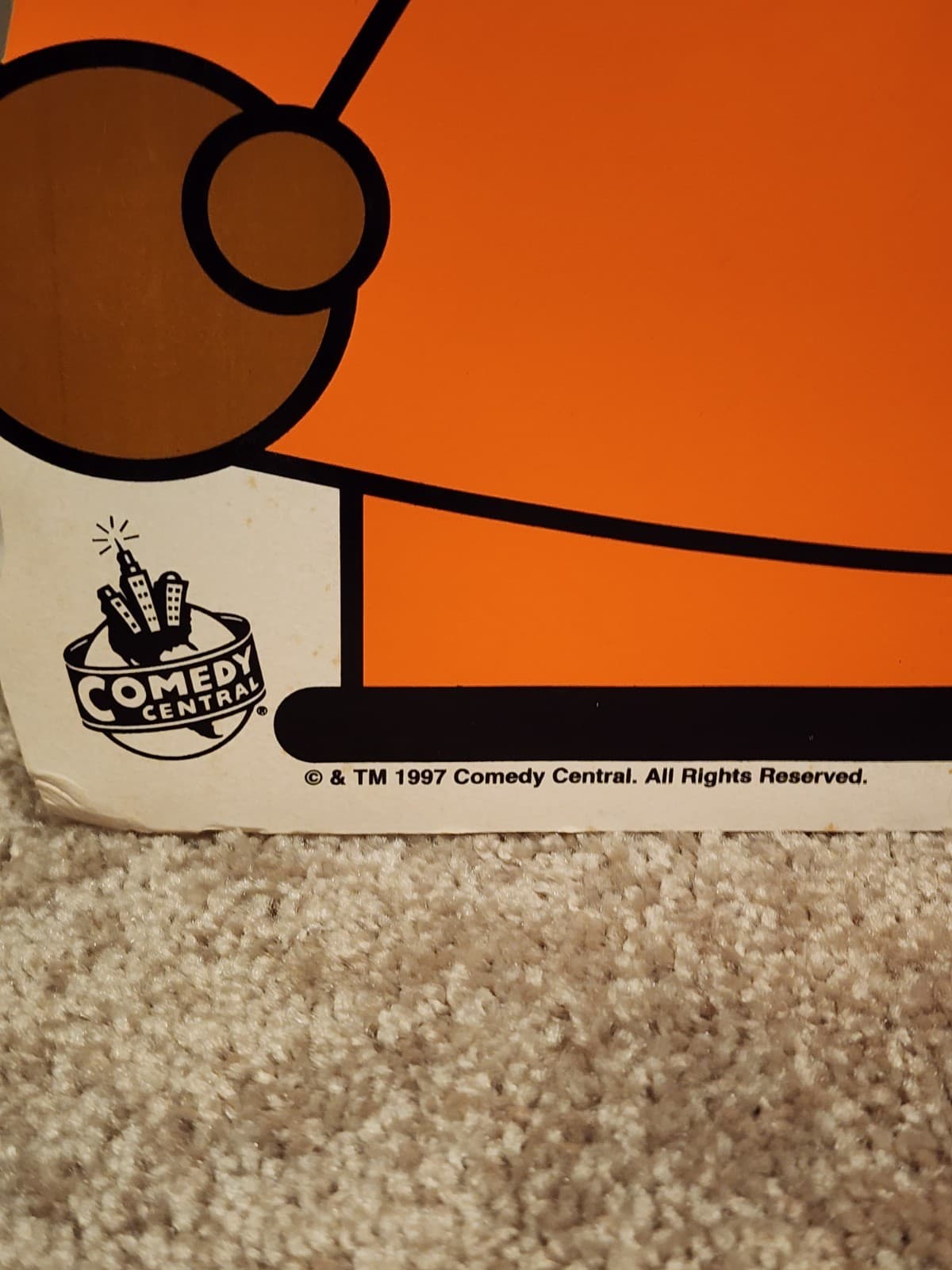 Vintage 1997 South Park Cardboard Cutout Stan Marsh & Kenny Officially Licensed 4