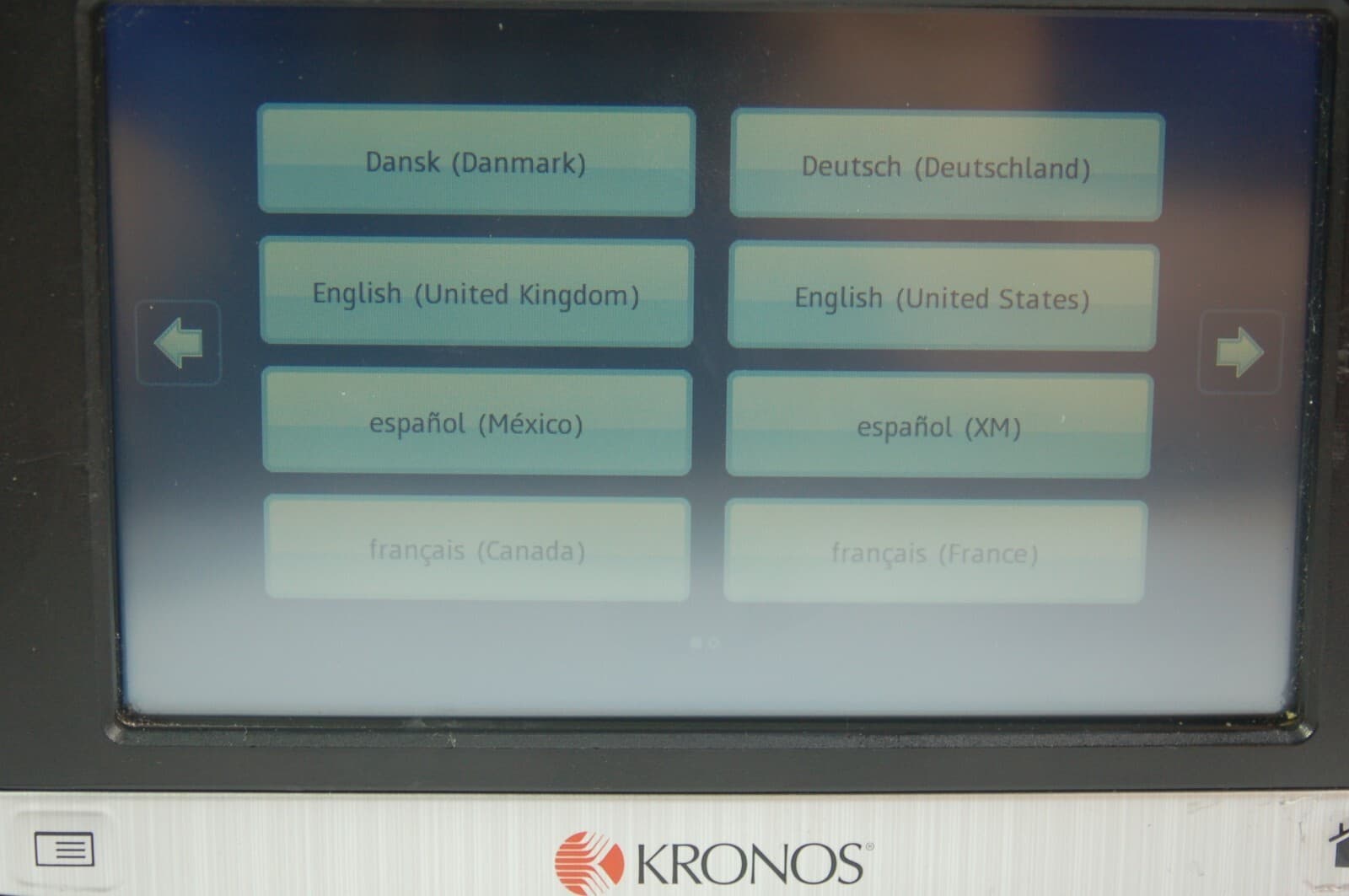 Kronos InTouch 9000 Time Clock Fingerprint & Proximity Sensors POE Factory Reset 2