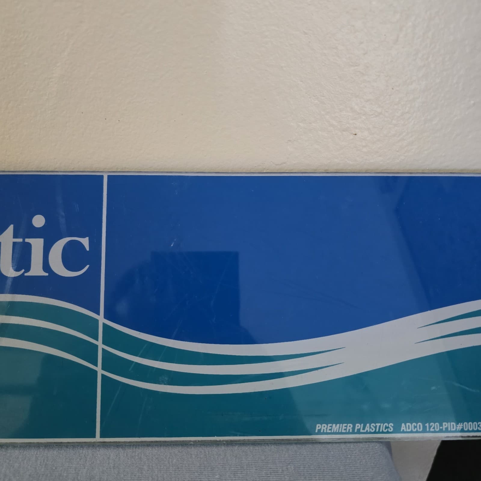 Vintage Bell Atlantic Telephone Pay Phone Booth Top Sign Insert 5