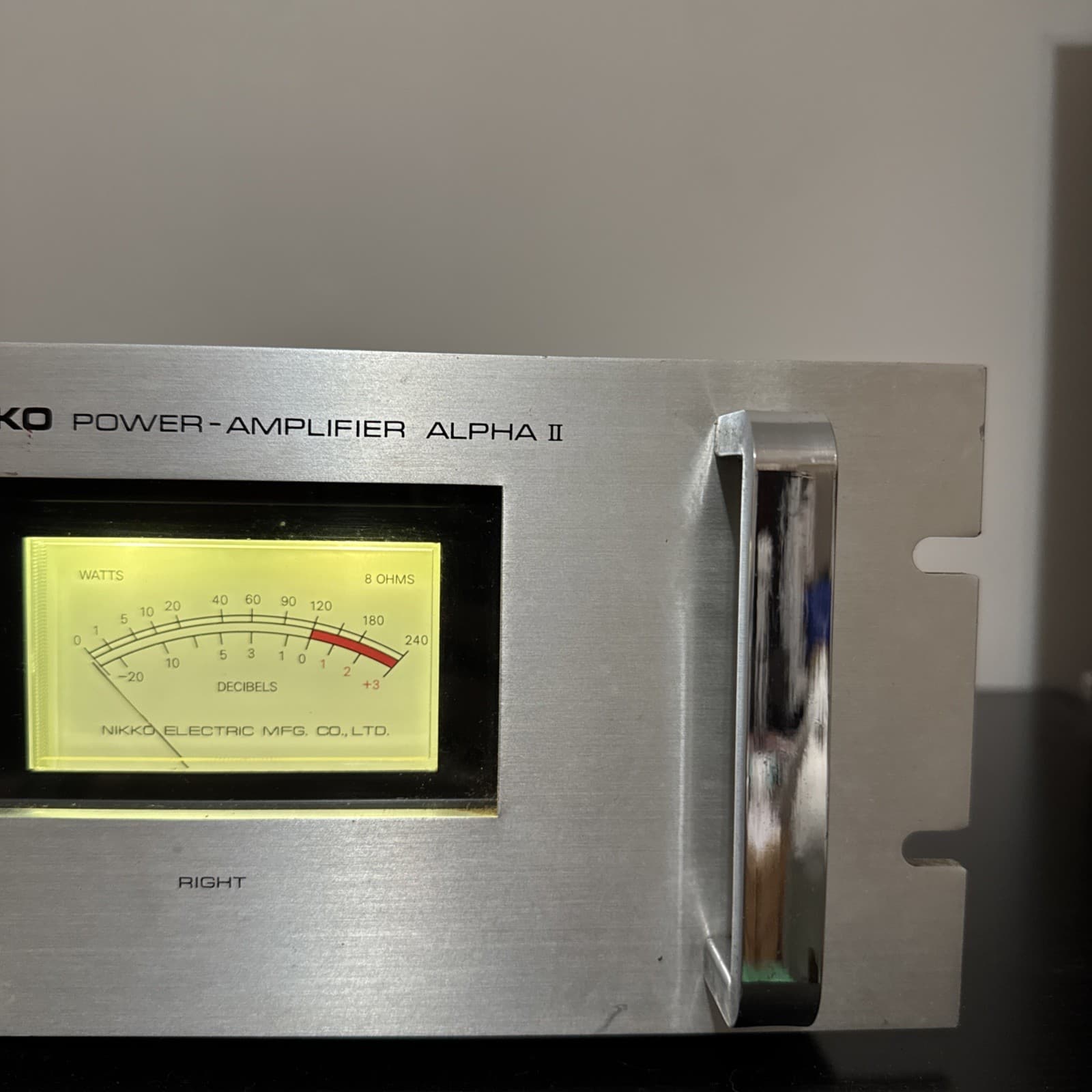 Nikko Alpha II Stereo Power Amplifier 120W Vintage Japan Hi-Fi Audio Amp 4