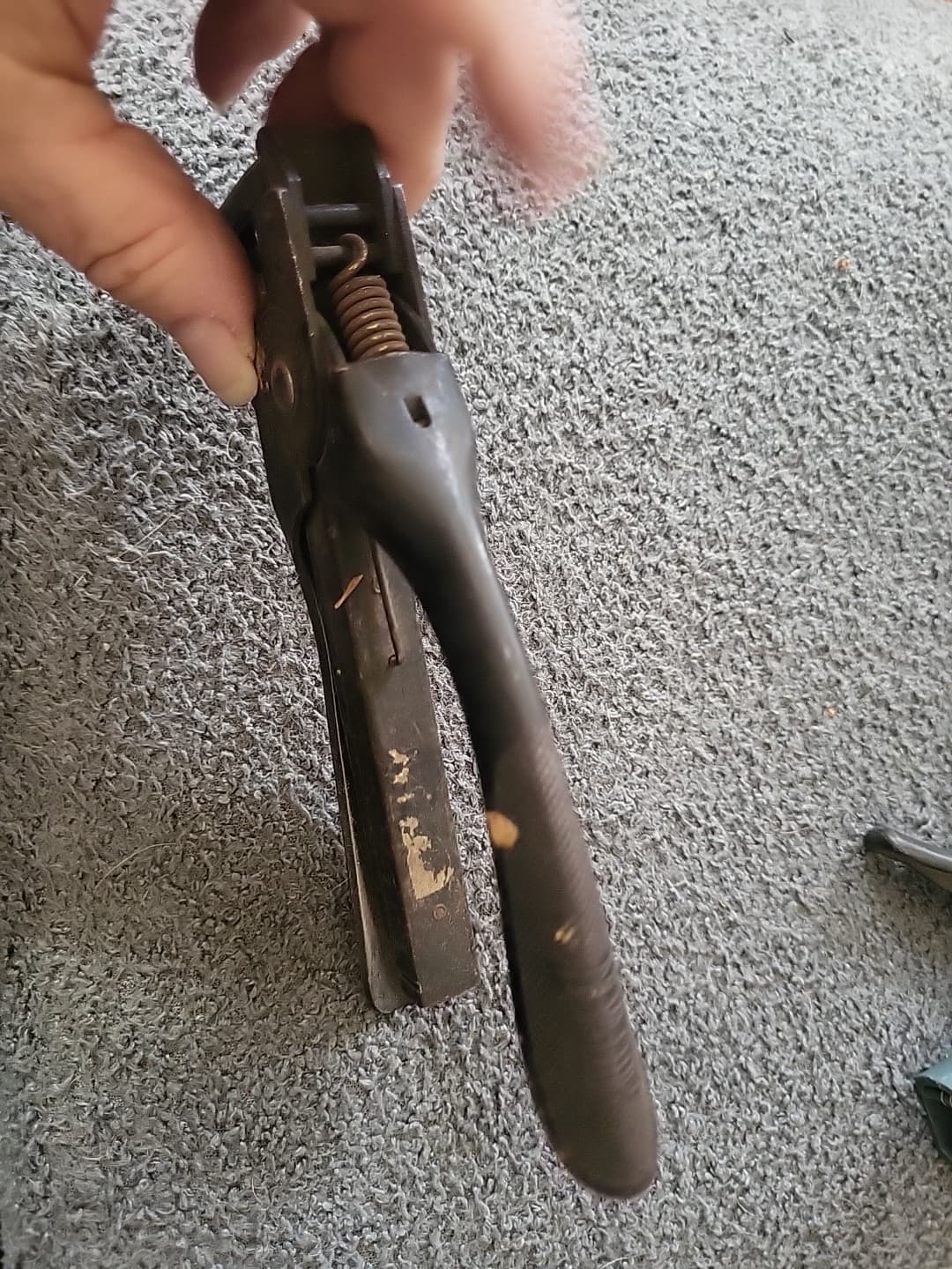 NEVA CLOG Stapling Pliers Model S-100 STAPLER Vintage USA Tool 3