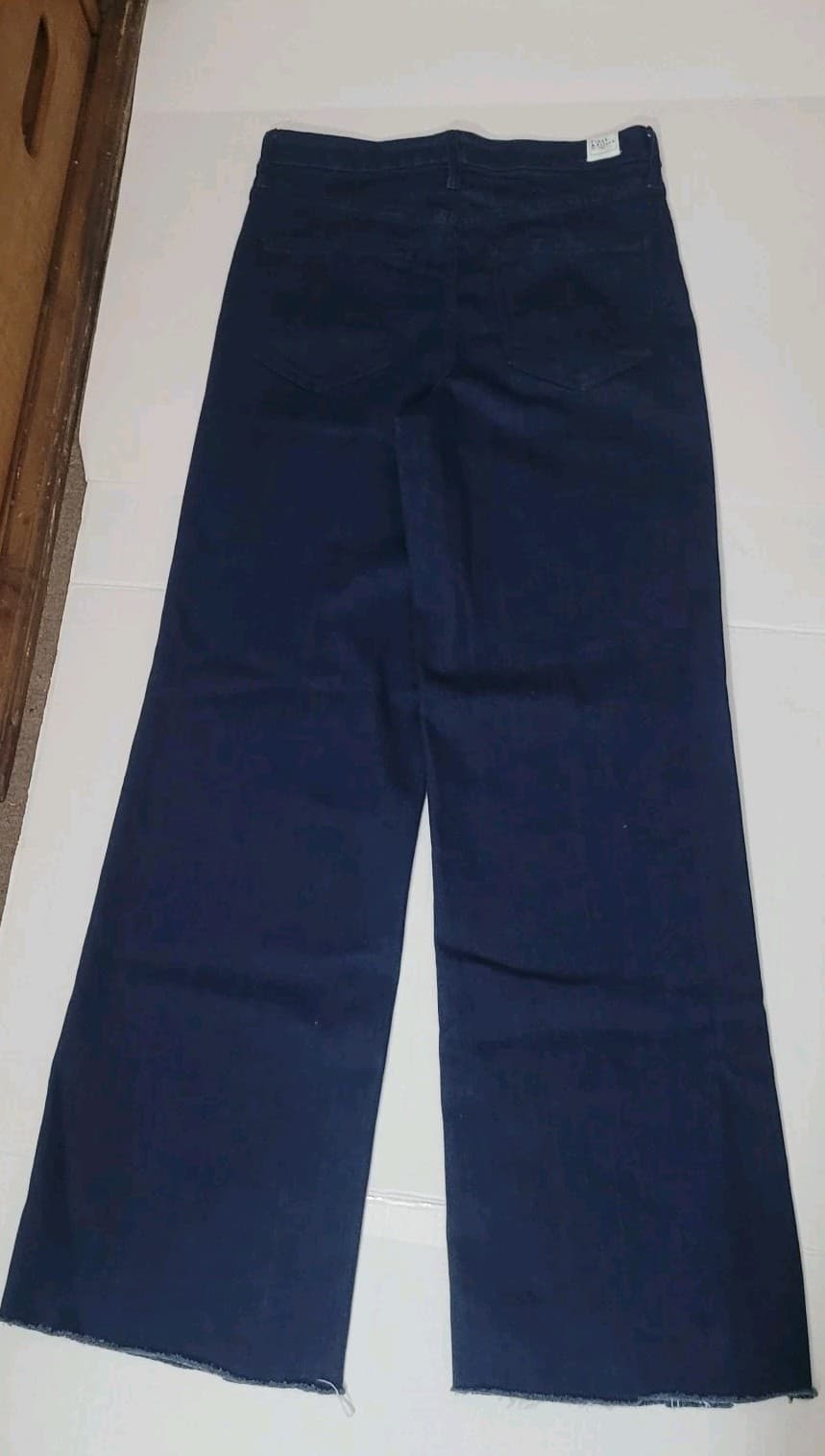 FRANK & EILEEN Galway Gaucho Jean In 2008 Rinse Dark Blue Wash High Rise Size 29 6