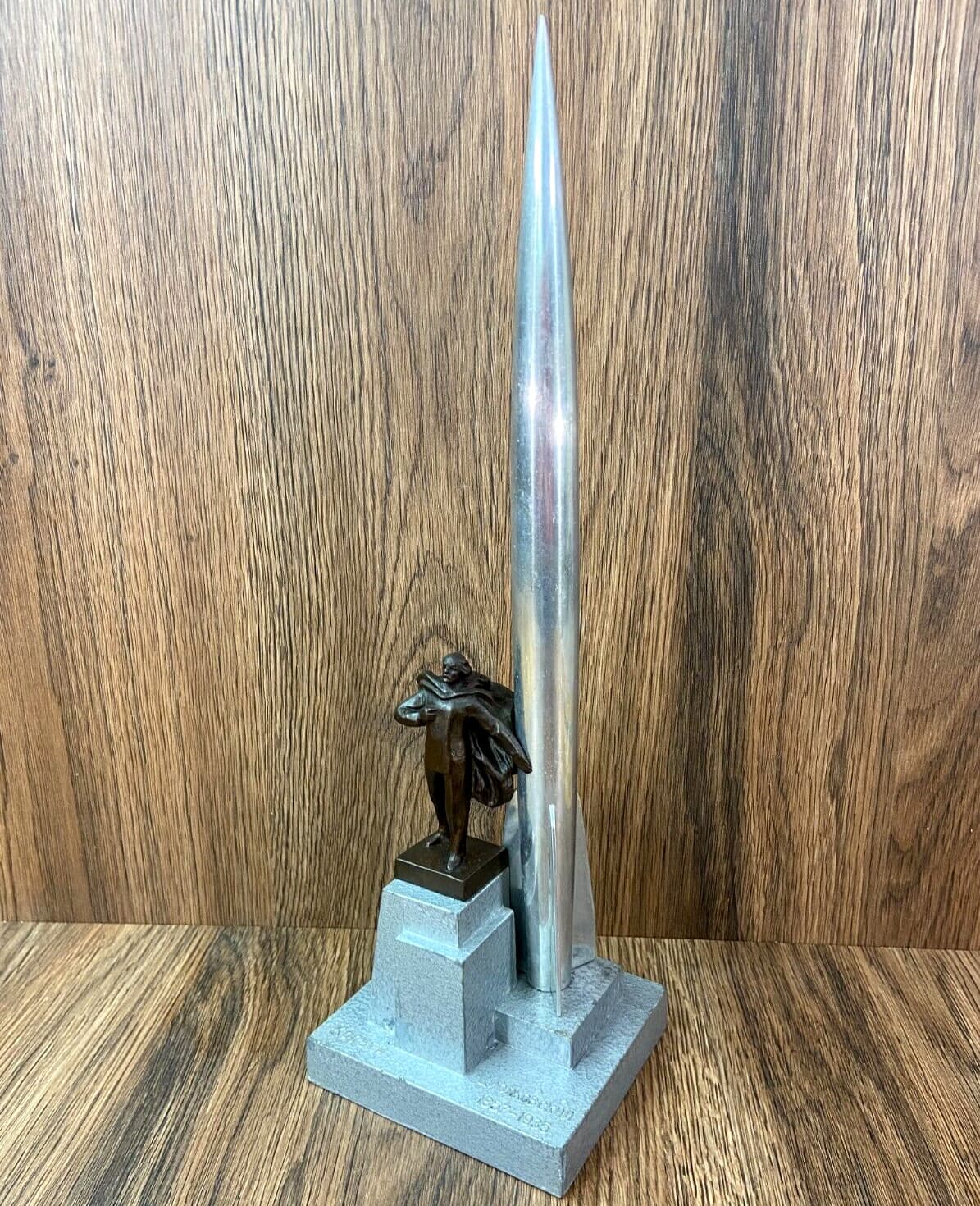 Big Metal monument Tsiolkovsky Rocket VOSTOK Soviet space program 2 5