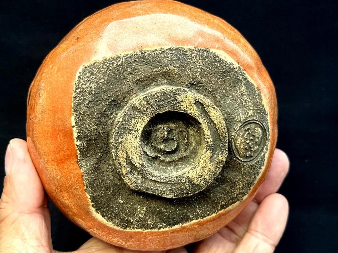 Tea bowl ■Old Aka Raku Raku ware from the Edo period Old matcha bowl Songguang 5