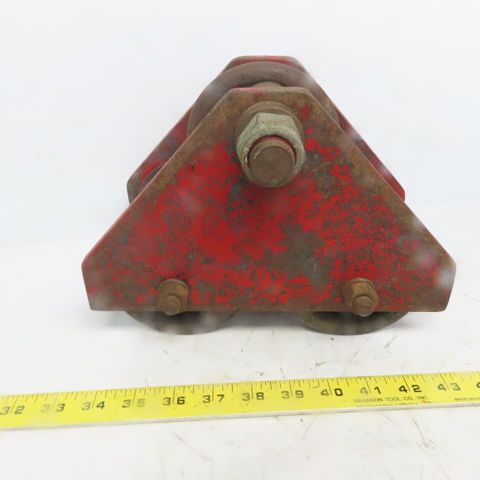Unmarked Push/Pull Ball Bearing Hoist Beam Trolley 2" to 4 Flange 4