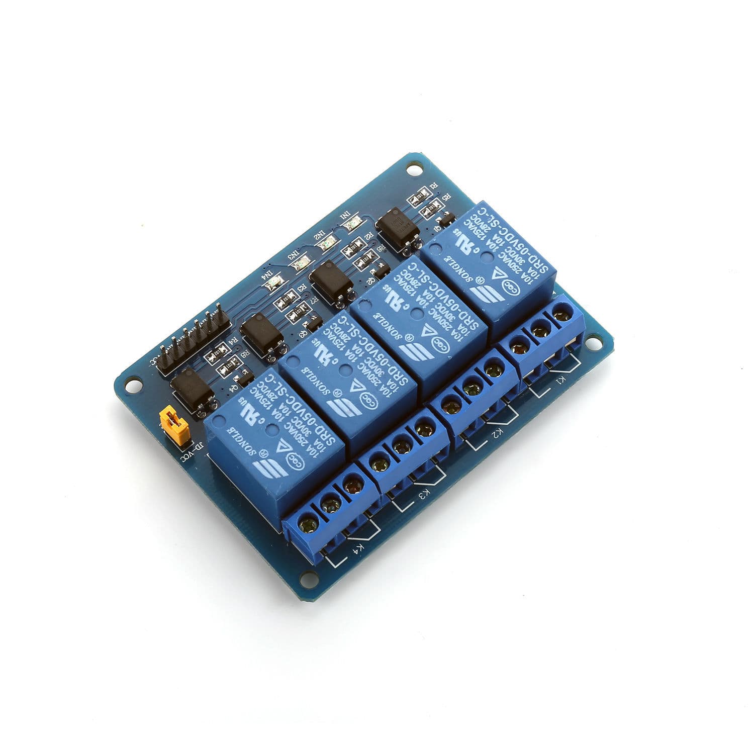 4 Channel 5V Relay Module 250V 10A Relays for Arduino, Automation & IoT 2