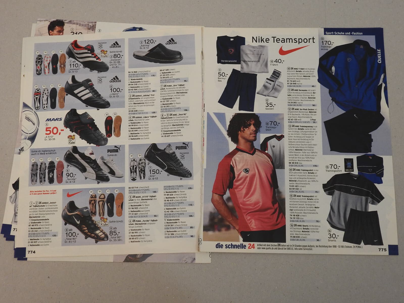 2002 Sportswear Trainers Sneakers Adidas Nike 38 Pages Magazine Catalog Print Ad 6