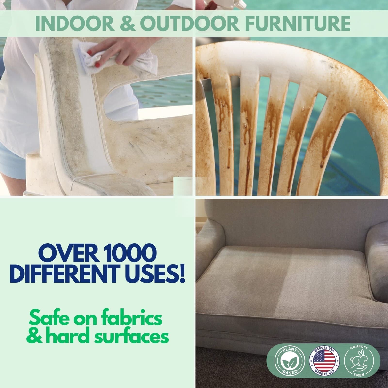 Whip-It® -Stain Remover & Cleaner  CONCENTRATE -3 GALLON COMMERCIAL SIZE CASE!!! 6