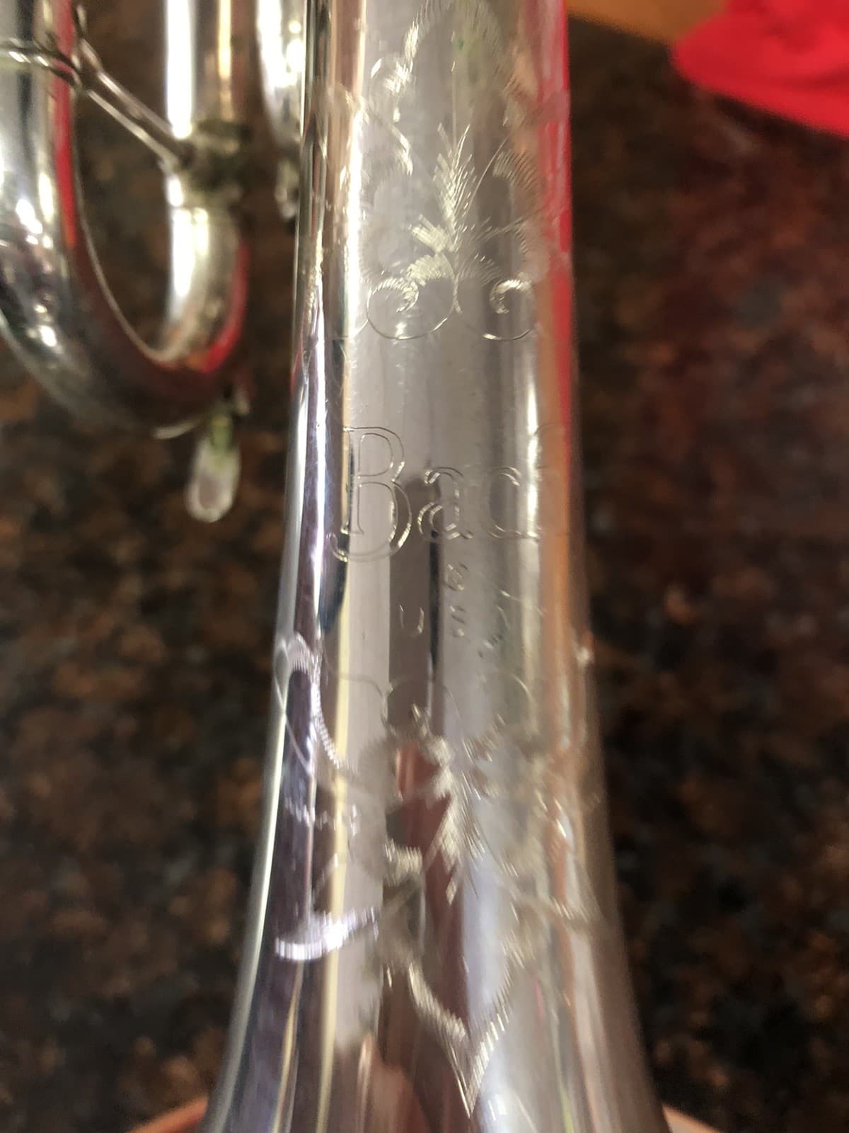 Bach TR200 Trumpet - Silver With Hard Case And Two Mouth pieces (LOOK) 2