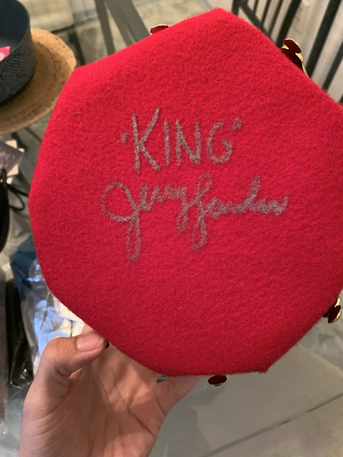 Jerry The King Lawler Signed Replica King Crown Royal Adult NOT WORN Autographed 6