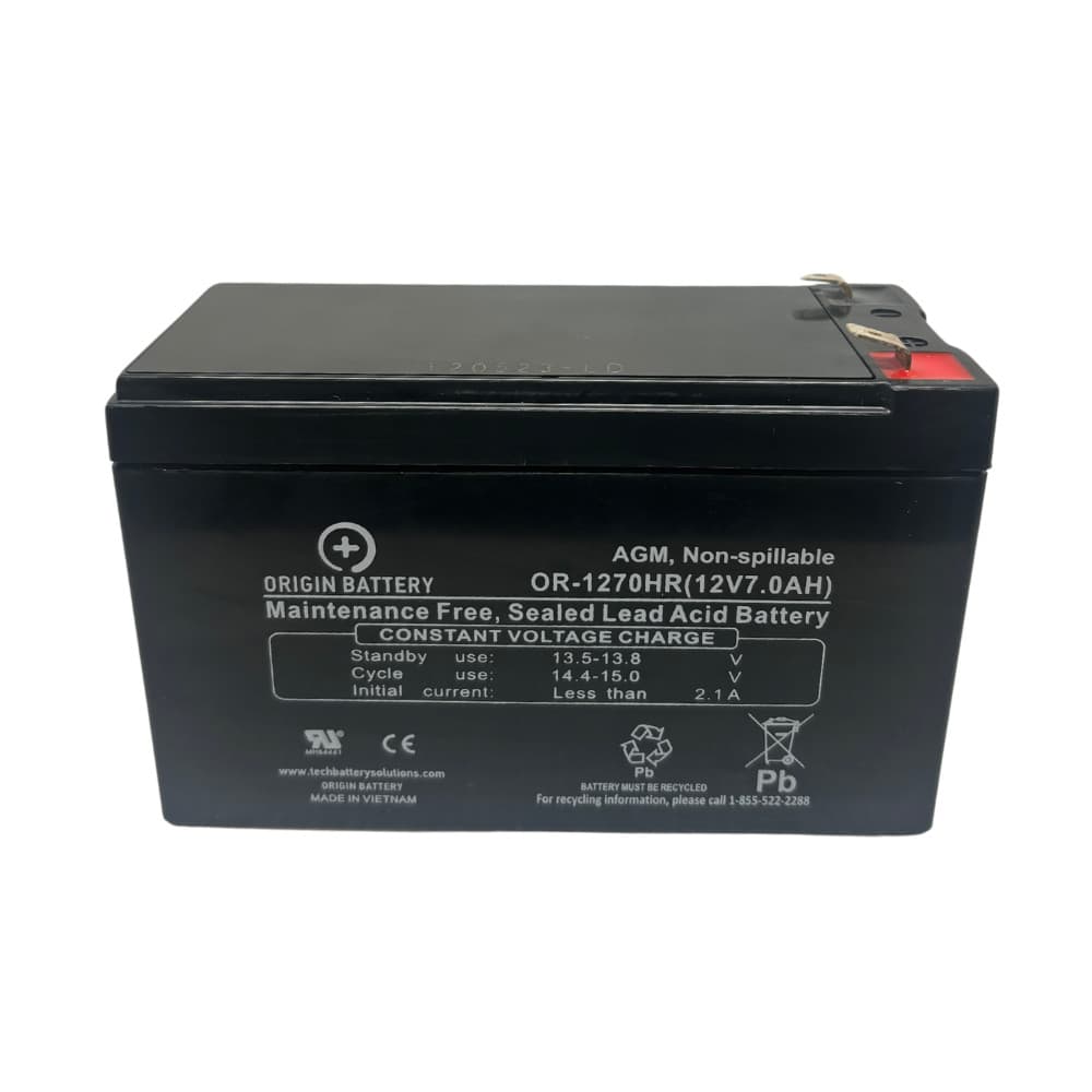 Pulse RK-9/X Satellite Battery Replacement Kit, 12V 7AH High-Rate Series