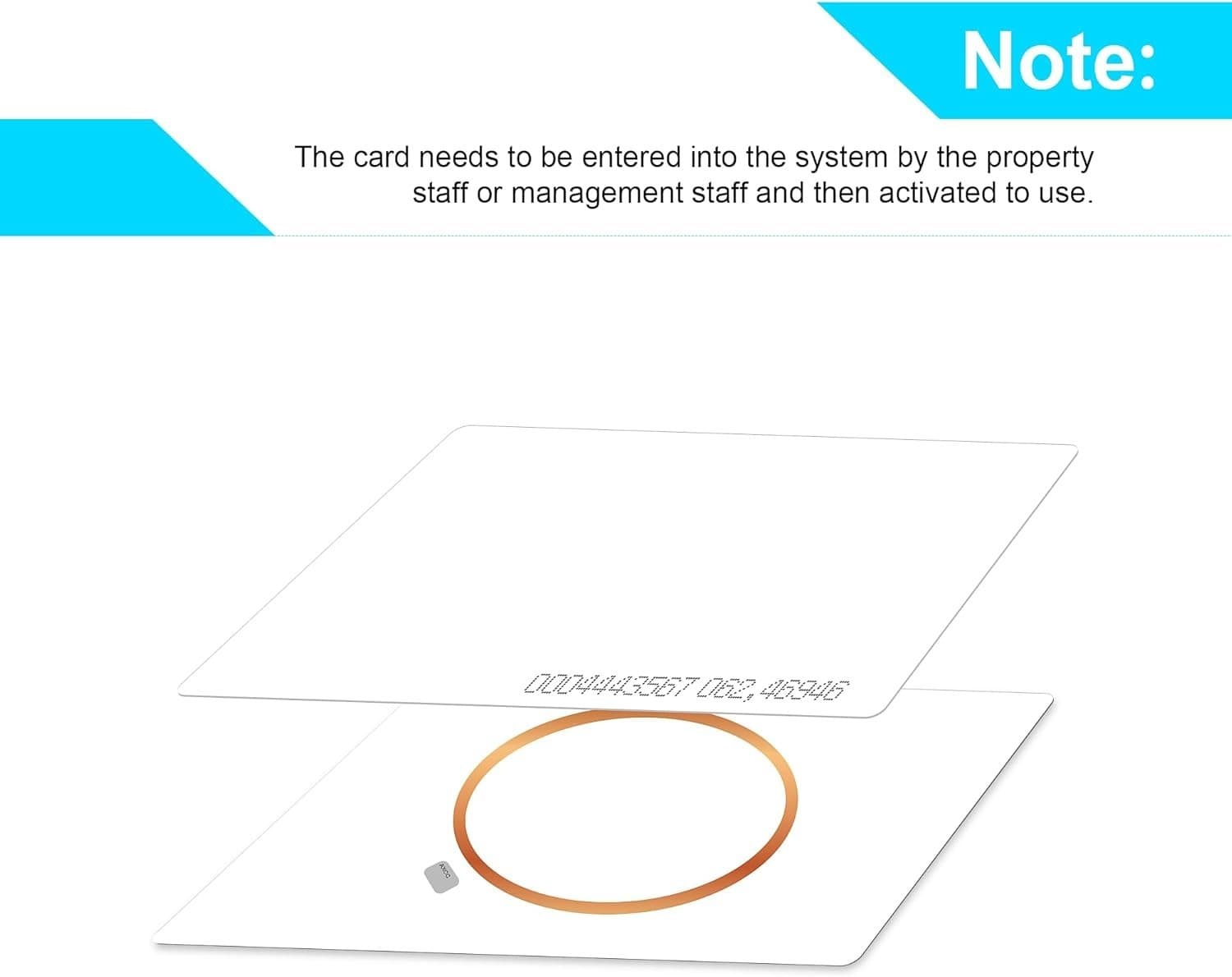 100 PCS 125KHz RFID Proximity ID Cards Token Tag Key Card for Entry Access 4
