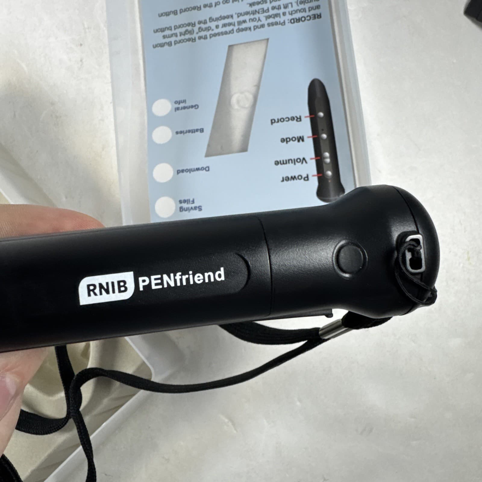 RNIB PenFriend Voice Labeling System Record Voice To Labels Sight Loss Helper 5