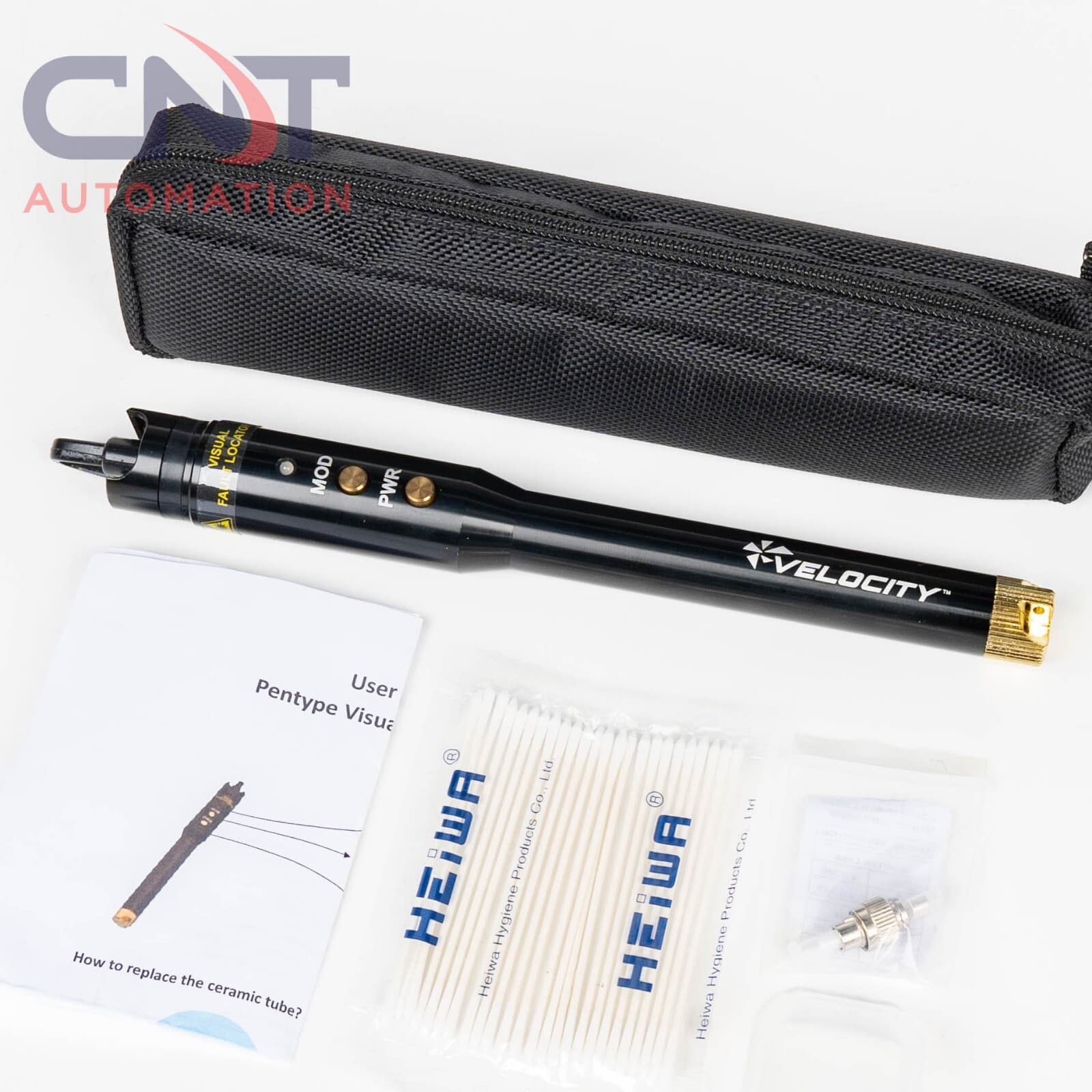 VFL-650P Optical Fiber Pentype Visual Fault Locator SM and MM Fiber Velocity VFL 2