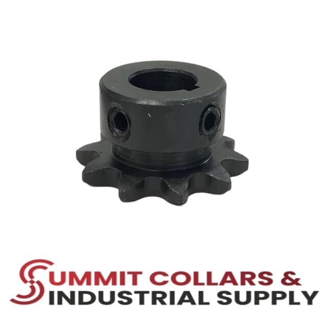 #35 Roller Chain Sprocket B Type 1/2" Bore 10 Tooth 35BS10-1/2 2