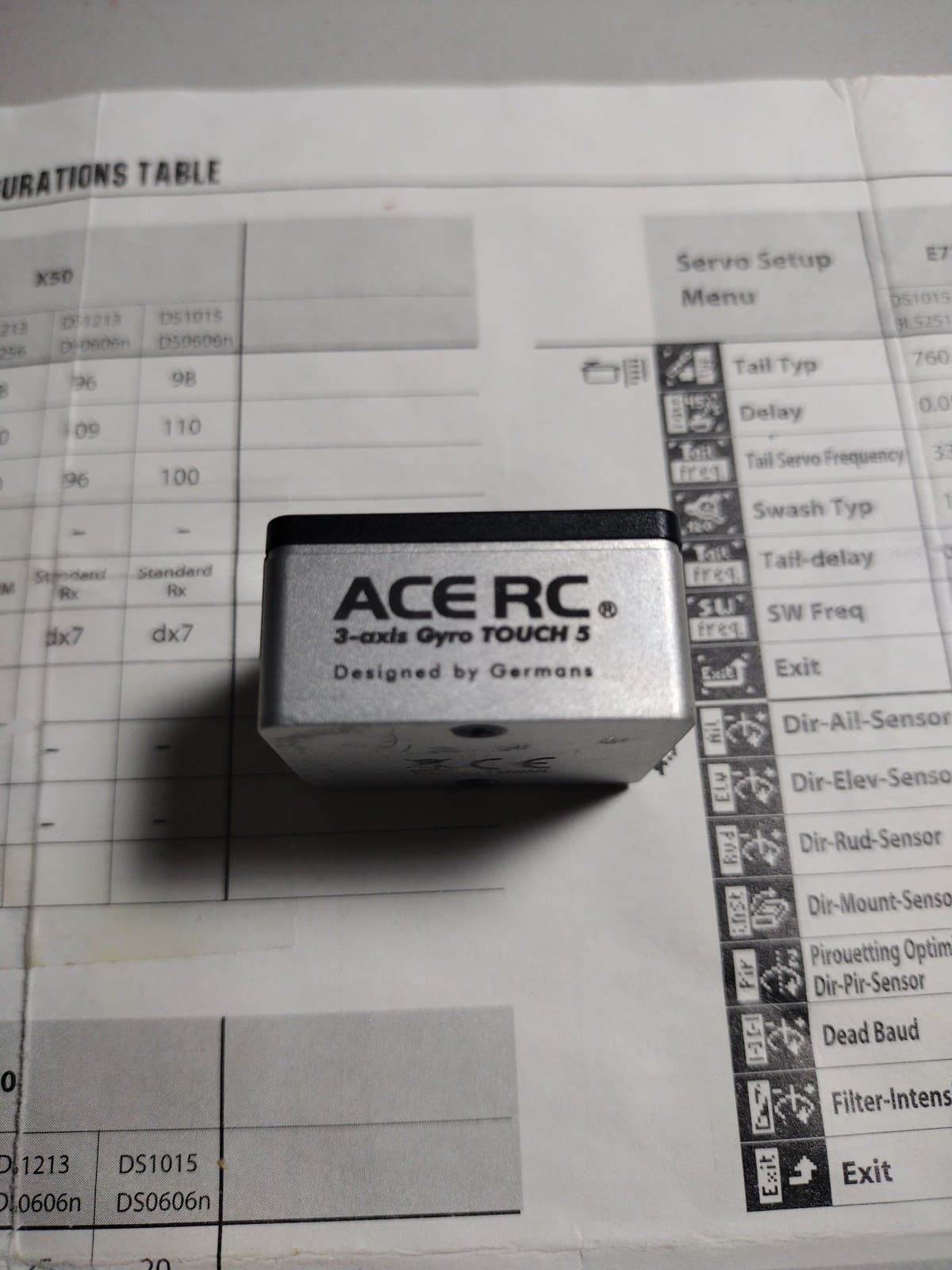 Ace RC GT5.1 FBL Controller With Instructions 3