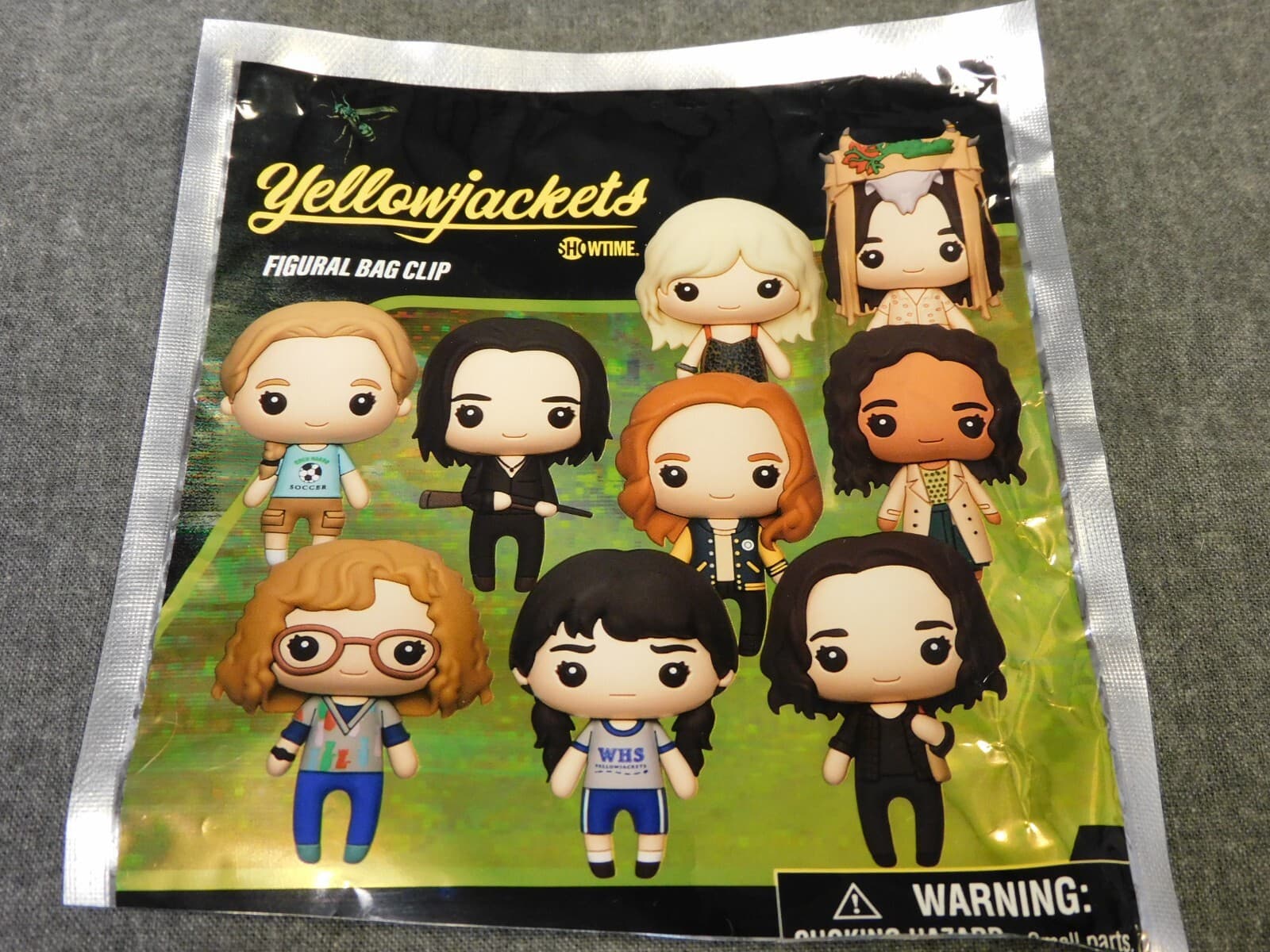 Yellowjackets NEW * Adult Misty Clip * Blind Bag Monogram Key Chain 6