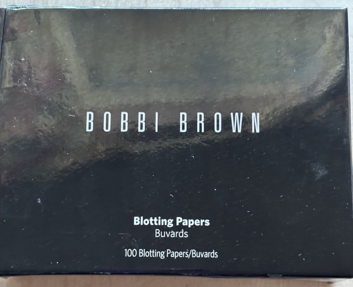Bobbi Brown 100 Blotting Papers NIP Mirrored Case New in Open Box 4