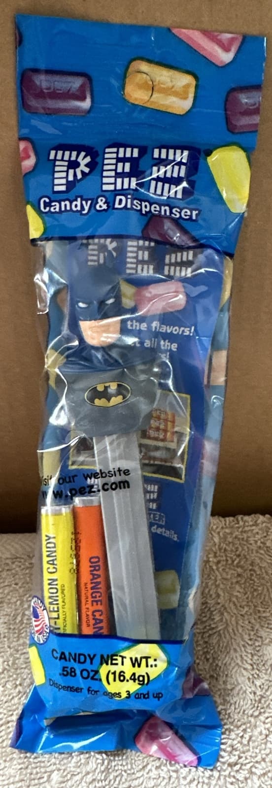 PEZ DC Comics Batman 5.9 Cello Sealed New