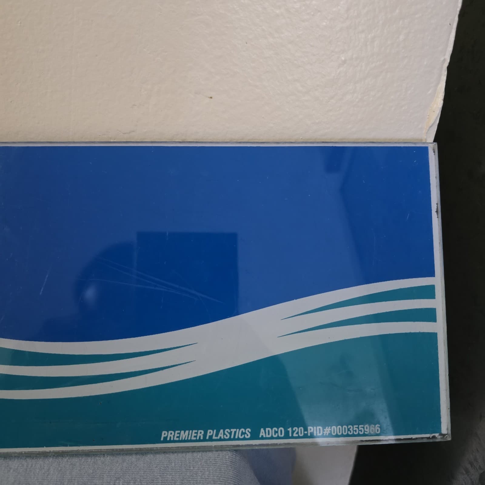 Vintage Bell Atlantic Telephone Pay Phone Booth Top Sign Insert 6