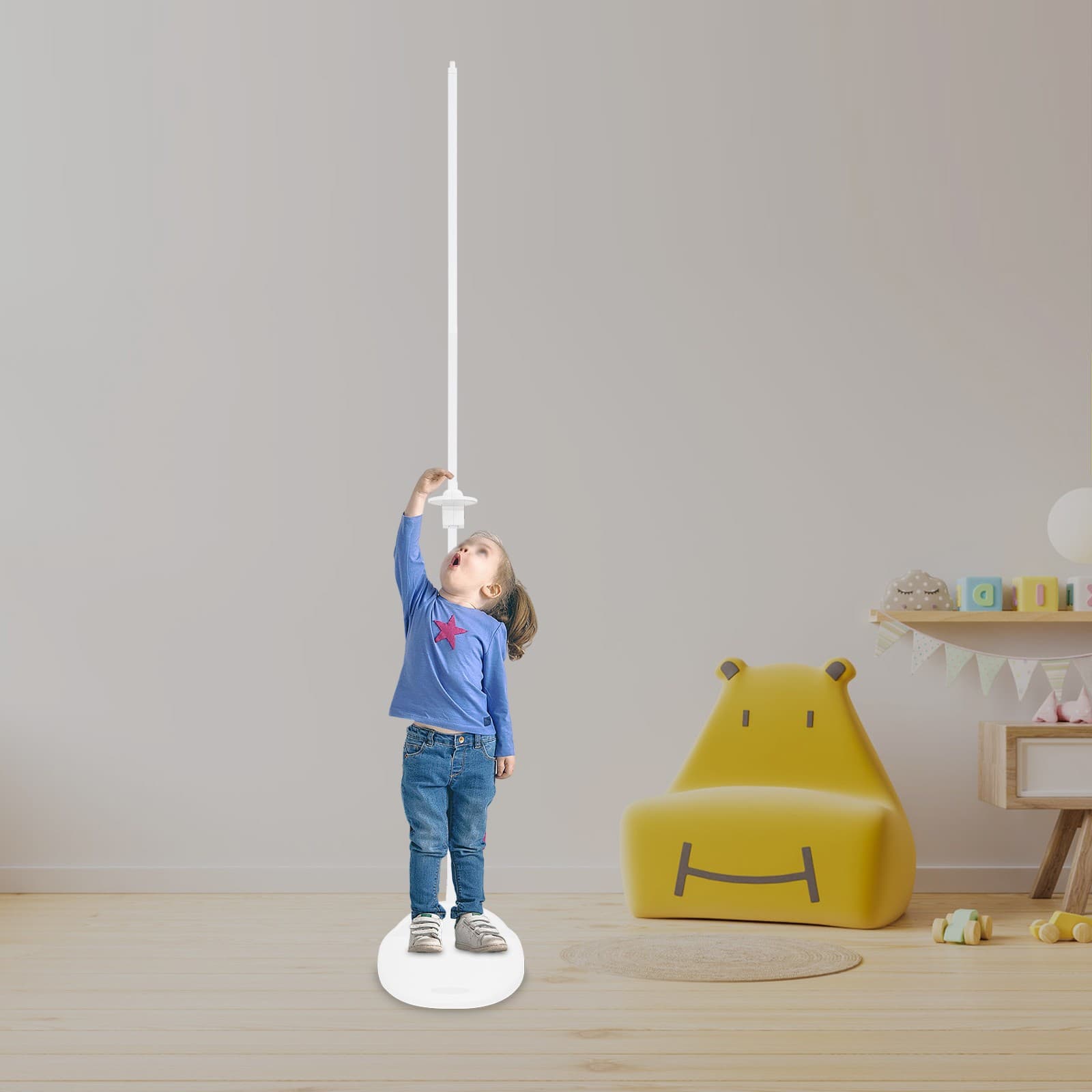 Accurate Height Measurement Scale Height Measuring Tool 20-210cm Floor Mounted 2