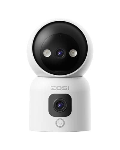  Dual-Lens Indoor Security Camera, CD Plug-in 360° View Pan/Tilt Smart Home 528 2