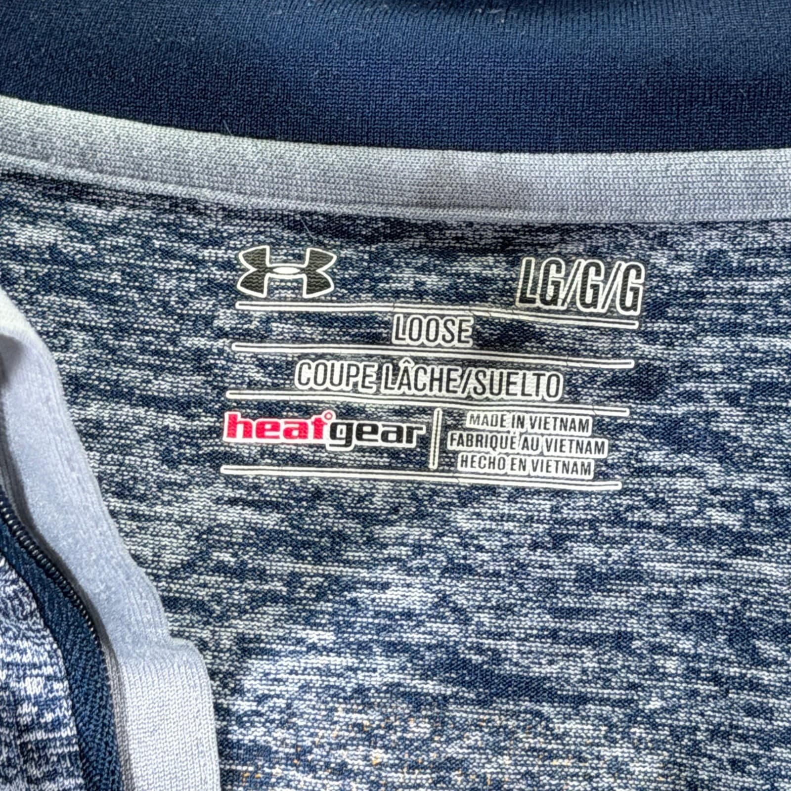 Under Armour Cal Bears Quarter Zip Pullover Long Sleeve Mens Large 5