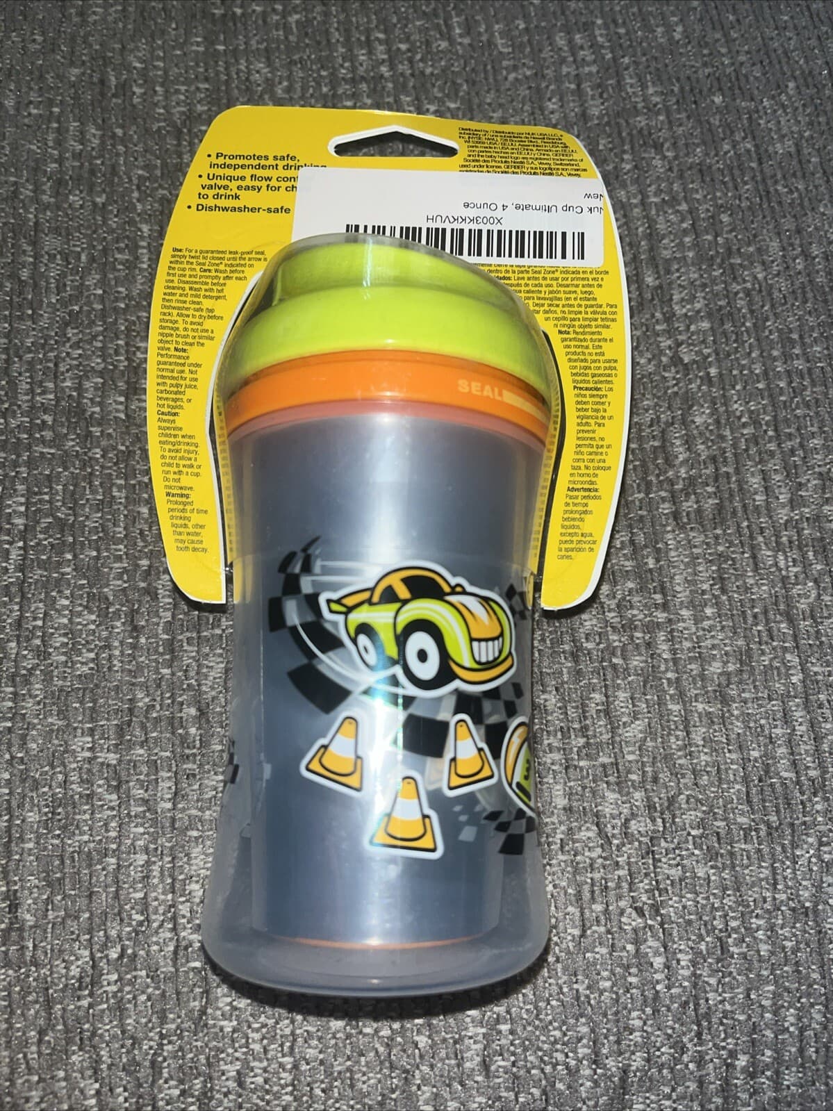 NUK GERBER 9OZ ADVANCED DEVELOPMENTAL CUP ARCTIC WRAP 18+ MO BPA FREE LEAK PROOF 4