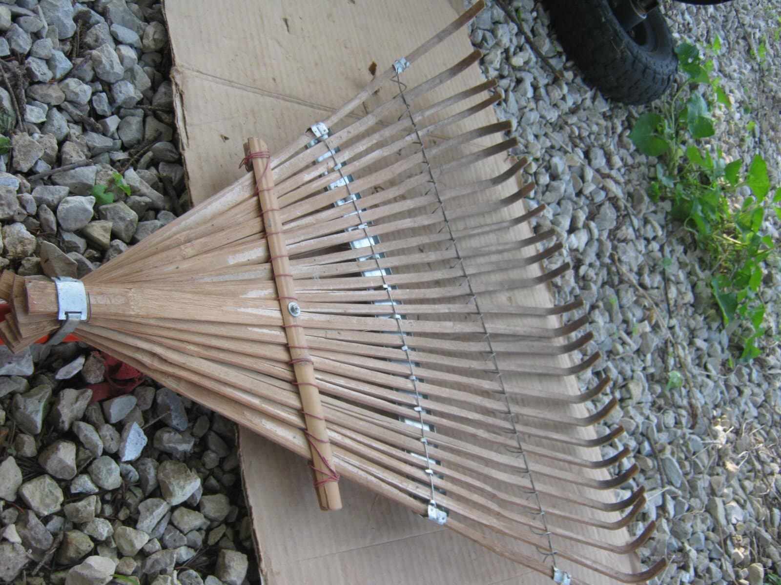 Used Bamboo Leaf Rake 6