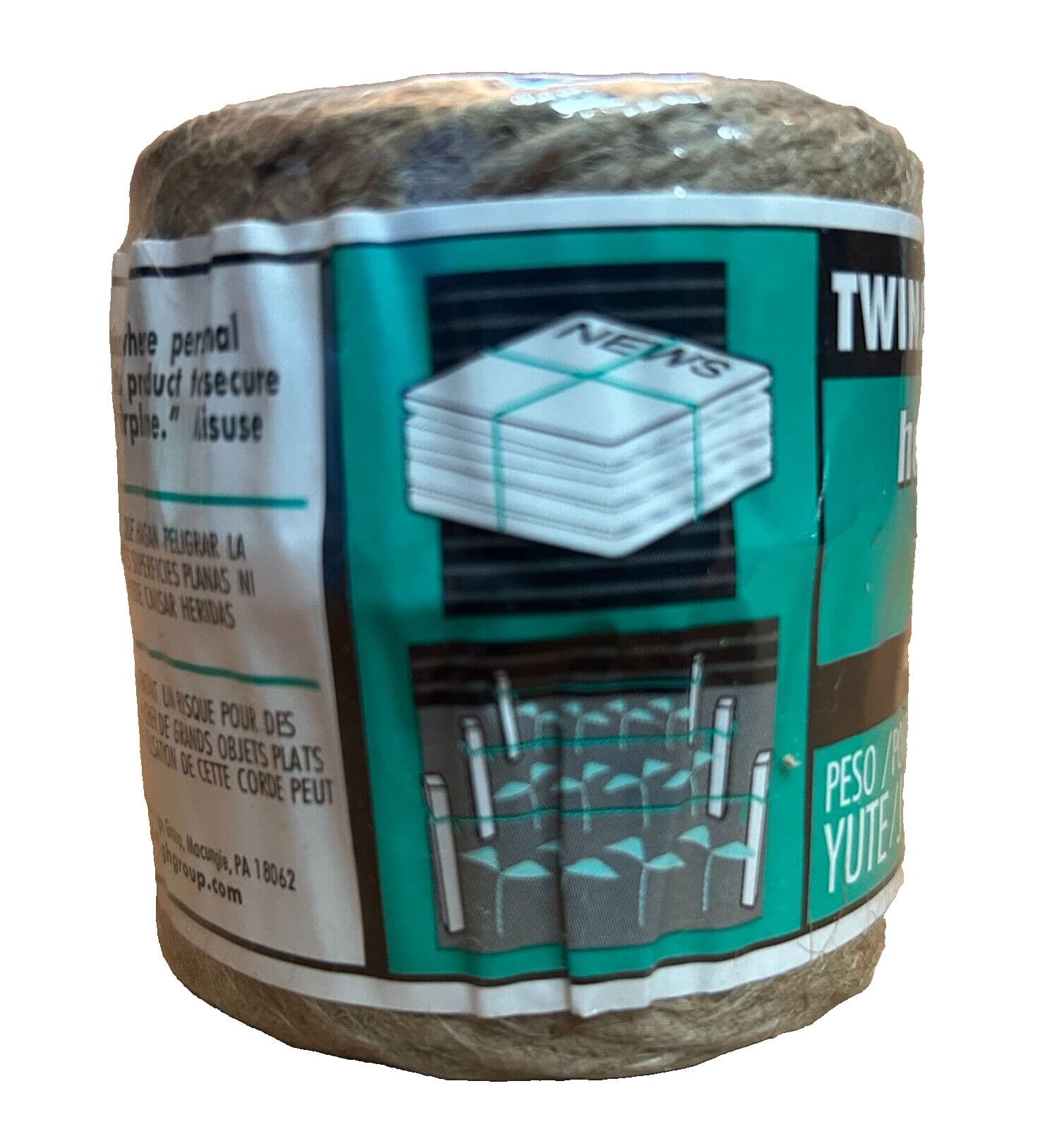 6 Pack of 190 Feet Natural Twisted Jute Twine Cord Craft Rope String Garden 4