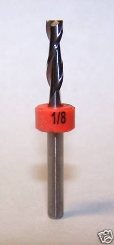 (5) 1/8  CARBIDE END MILLS 2 FLUTE KYOCERA 1600.1250.500 (SAME DAY SHIPPING) 2