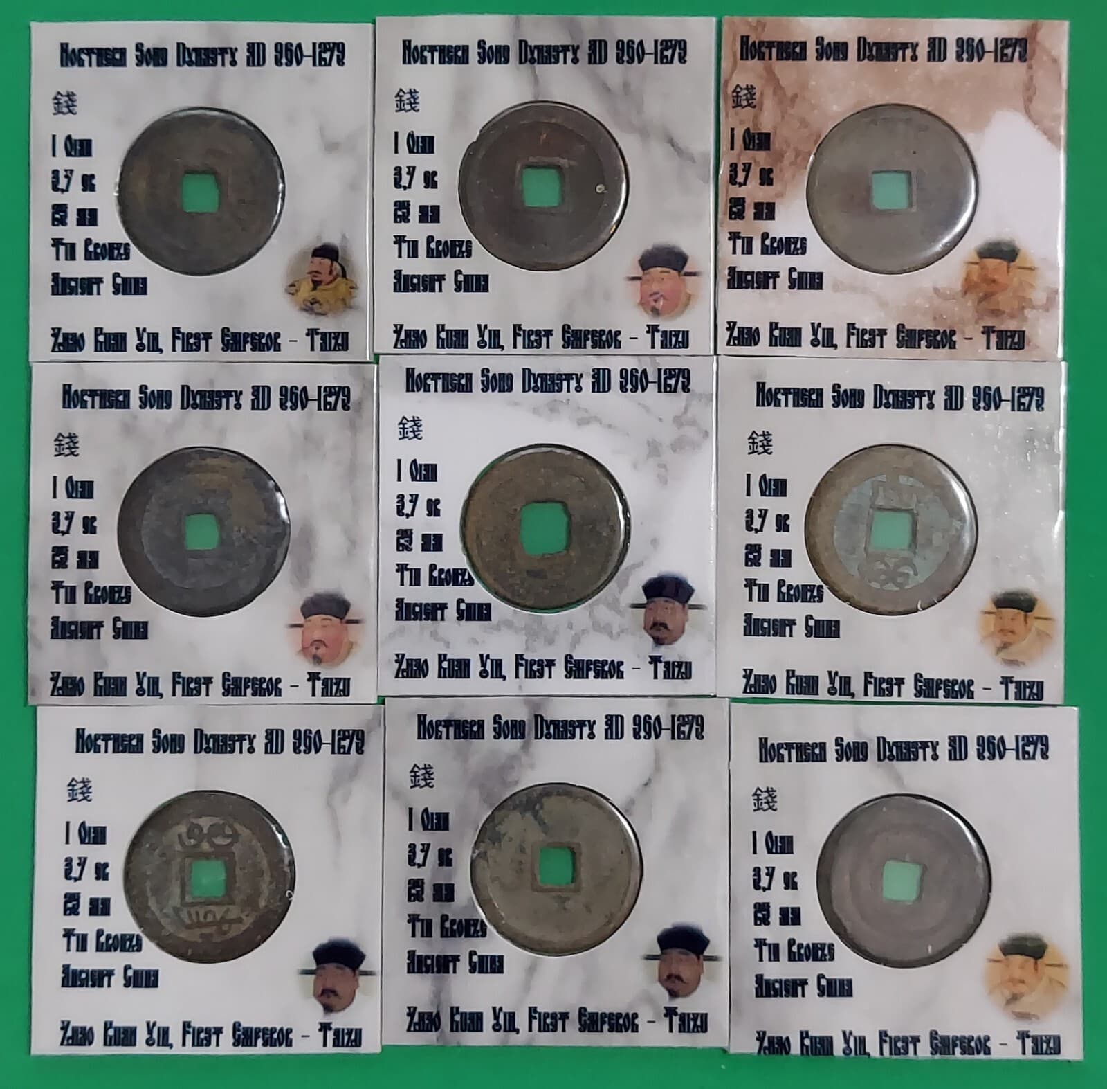 Ancient Chinese China Coin Northern Song Dynasty AD 960-1279 - 1 coin 2