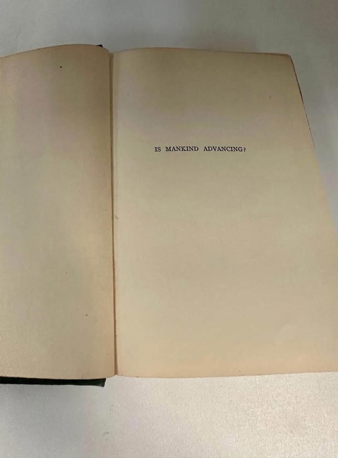 Is Mankind Advancing? (1910) – Signed First Edition Inscribed to Jane Addams 4