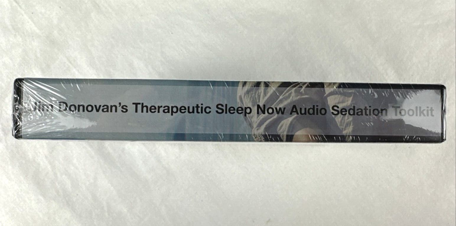 SLEEP NOW-Jim Donovan's Therapeutic Audio Sedation Toolkit CD Set NOS, Free Ship 4