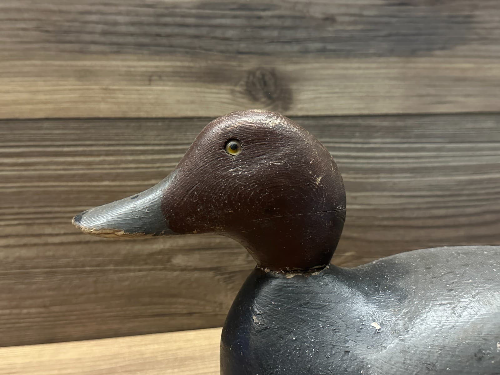 Antique Vintage Wood Duck Decoy **MASON** Redhead Drake --- Standard 2
