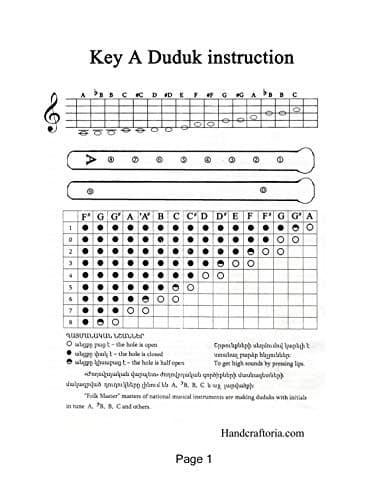 ARMENIAN DUDUK - 2 reed - handmade from ARMENIA - Oboe Balaban Woodwind  5