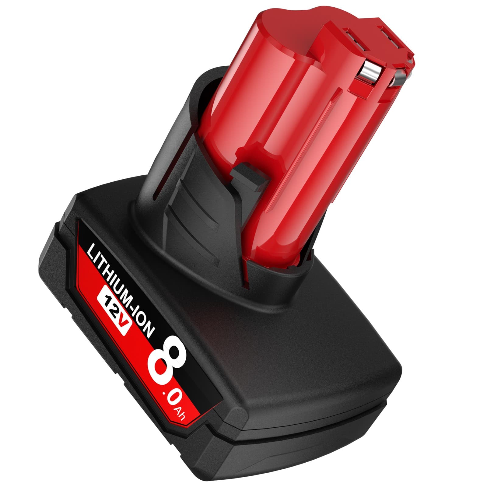 2Pack For Milwaukee for M12 LITHIUM 8.0Ah Extended Capacity Battery 48-11-2460 5