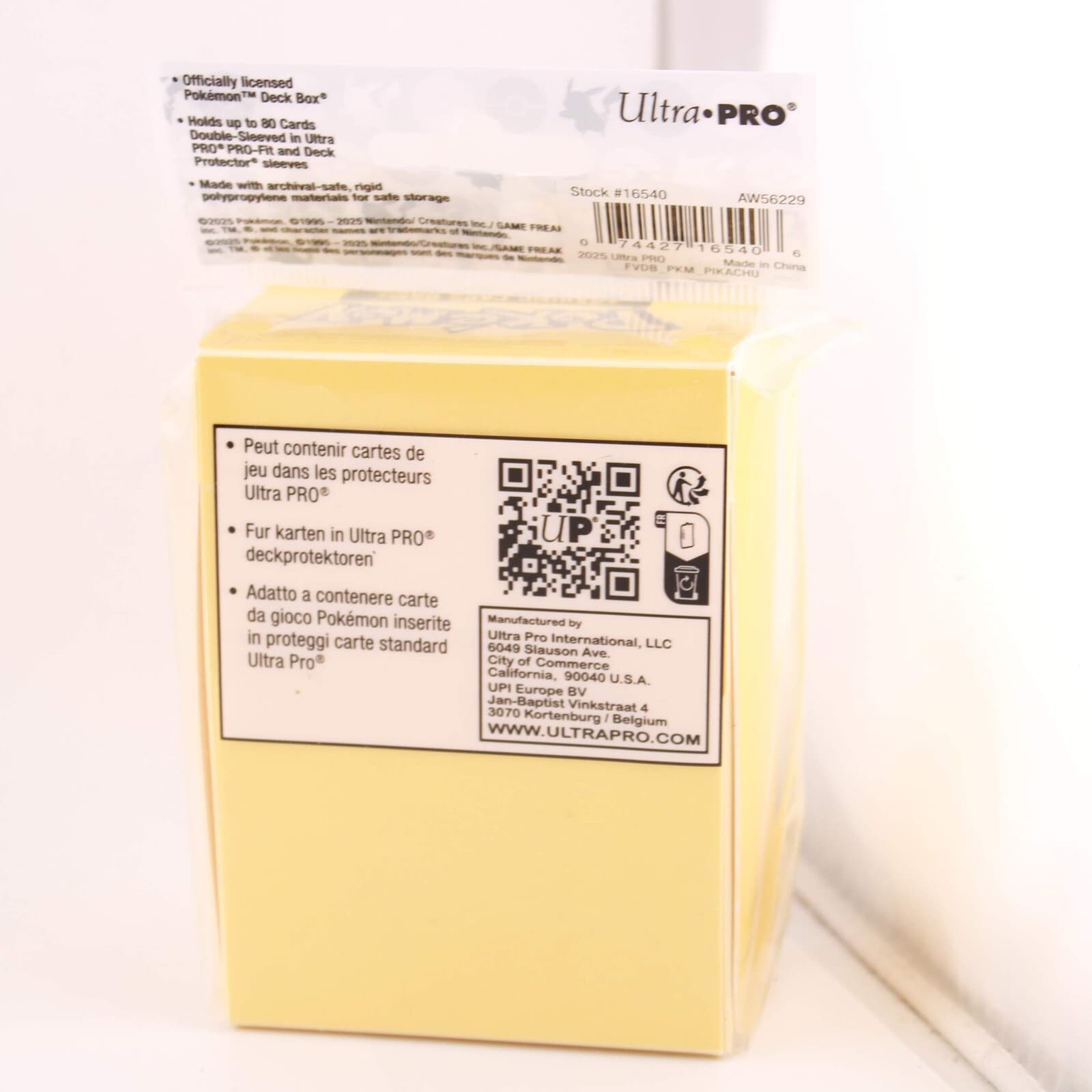 Ultra Pro - 2025 Pikachu Edition - Deck Box, Stores & Protects 75 Cards 2