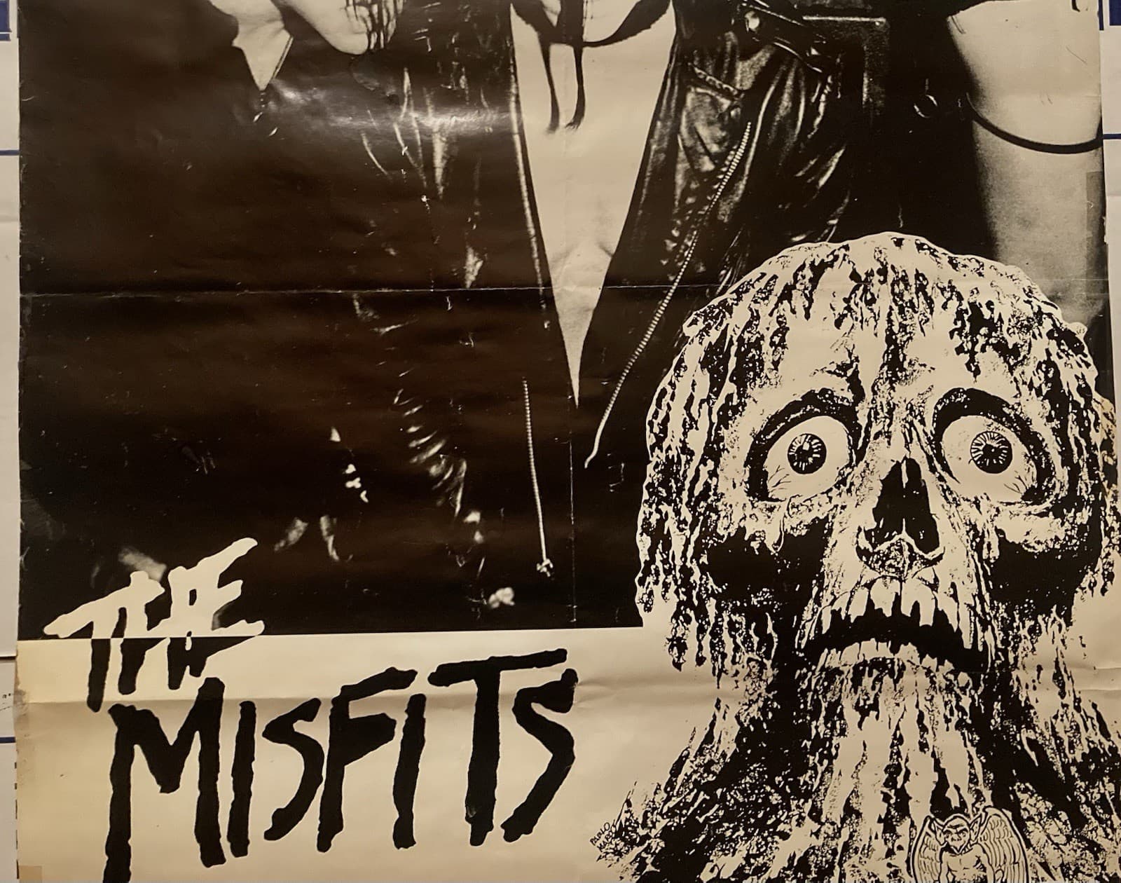 MISFITS ULTRA RARE ORIGINAL OOP VINTAGE 1980S BEWARE POSTER UK IMPORT DANZIG 3