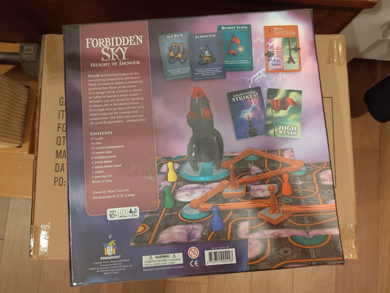 Gamewright Forbidden Sky Height of Danger Board Game - CSG-FORS 3
