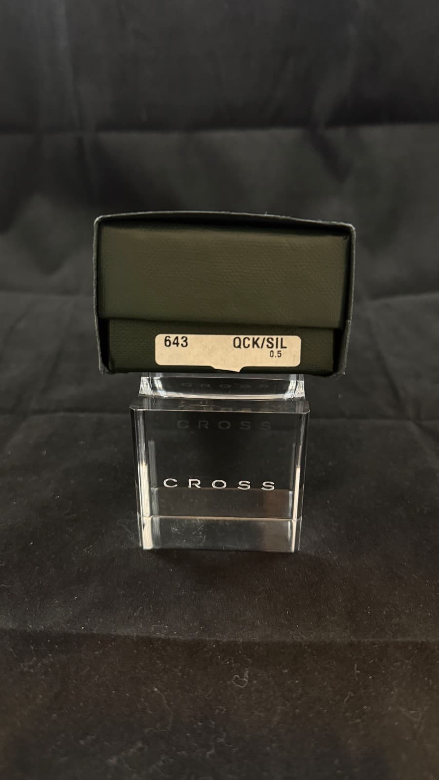 CROSS TOWNSEND QUICKSILVER LACQUER 0.5mm PENCIL w22K GOLD ELECTROPLATE TRIM #643 6