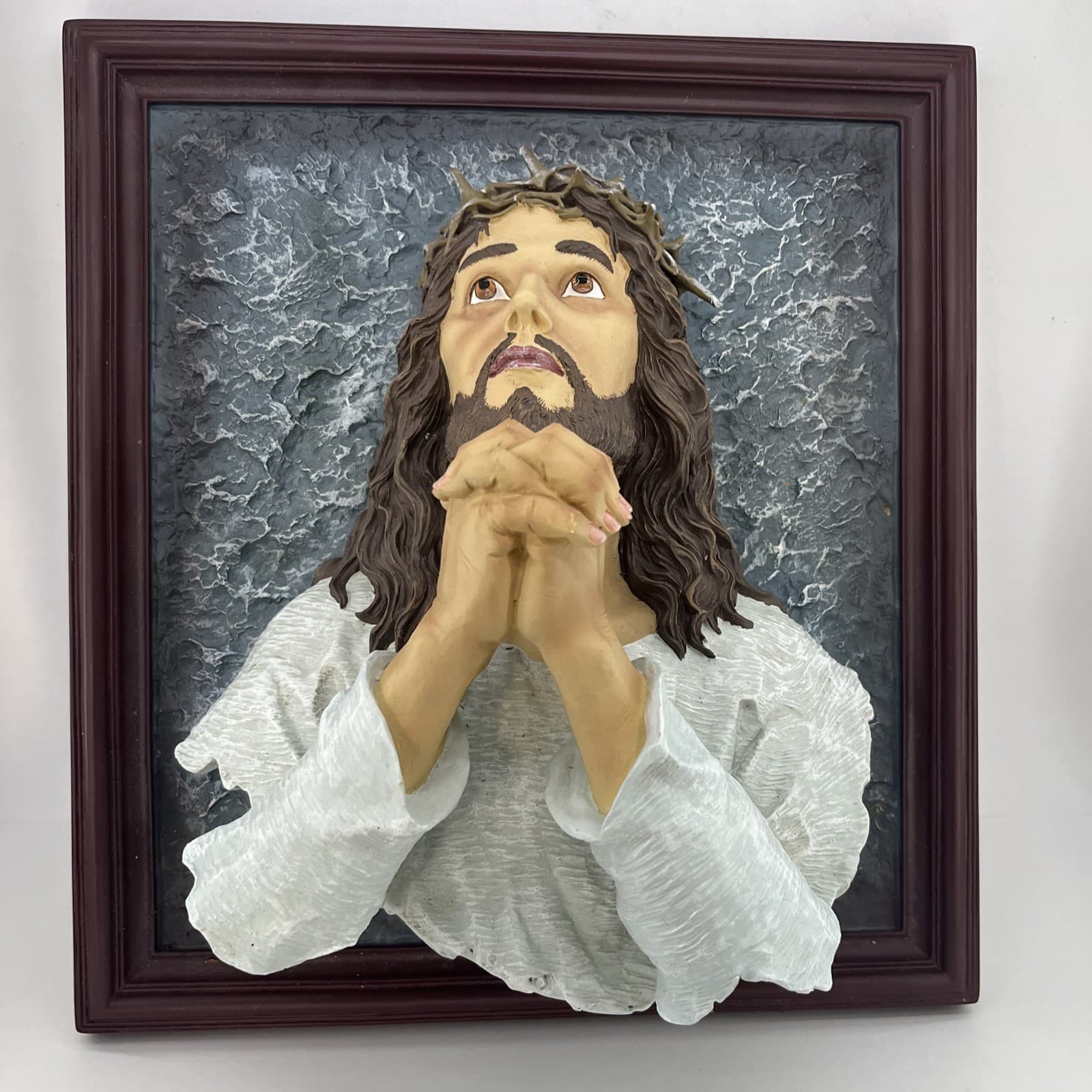 2008 Bradford Exchange The Light Of Christ 3D Wall Art Jesus Sculpture Limited E 2
